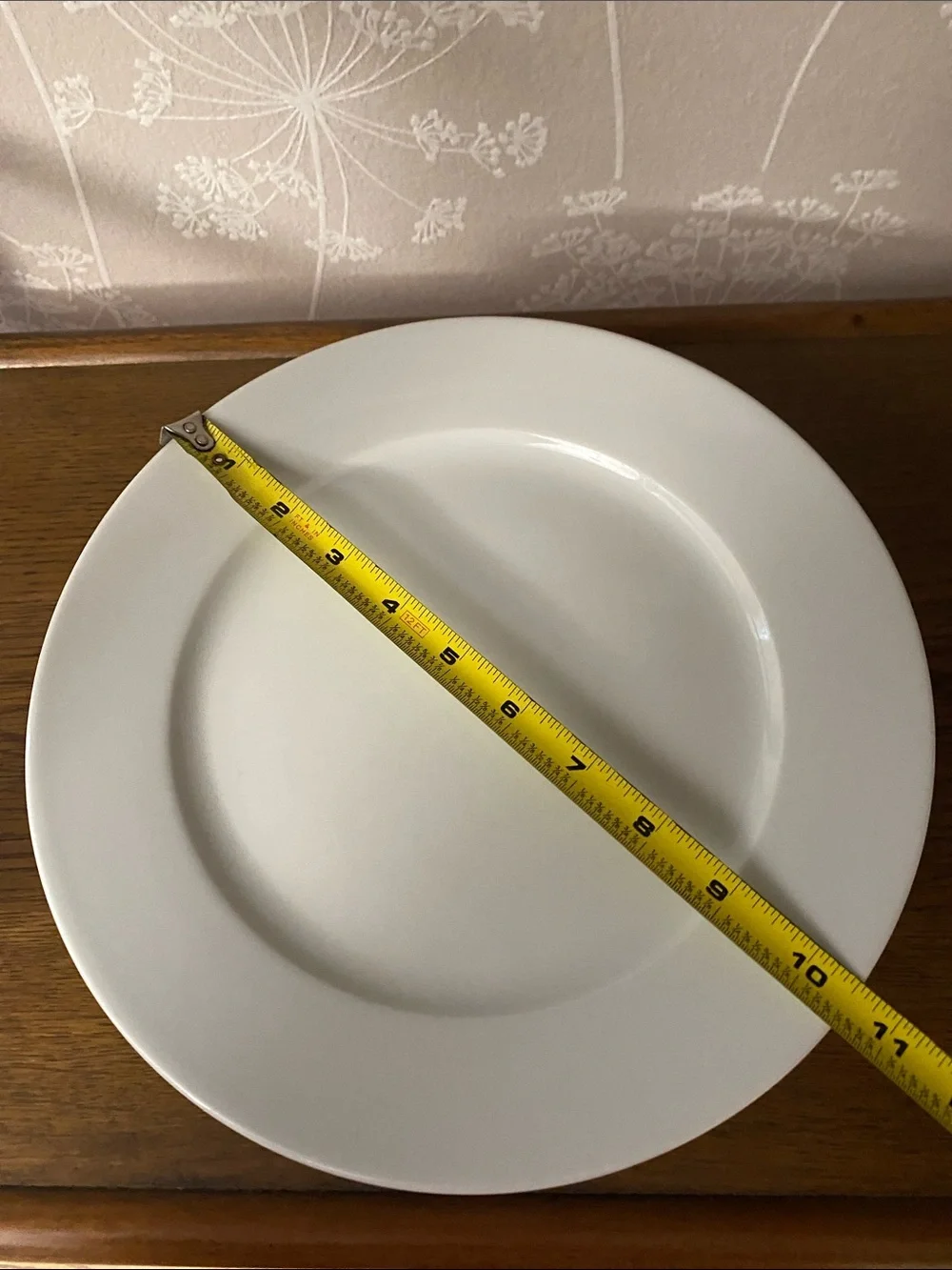 IKEA White Ceramic Dinner Plates - Set of 4